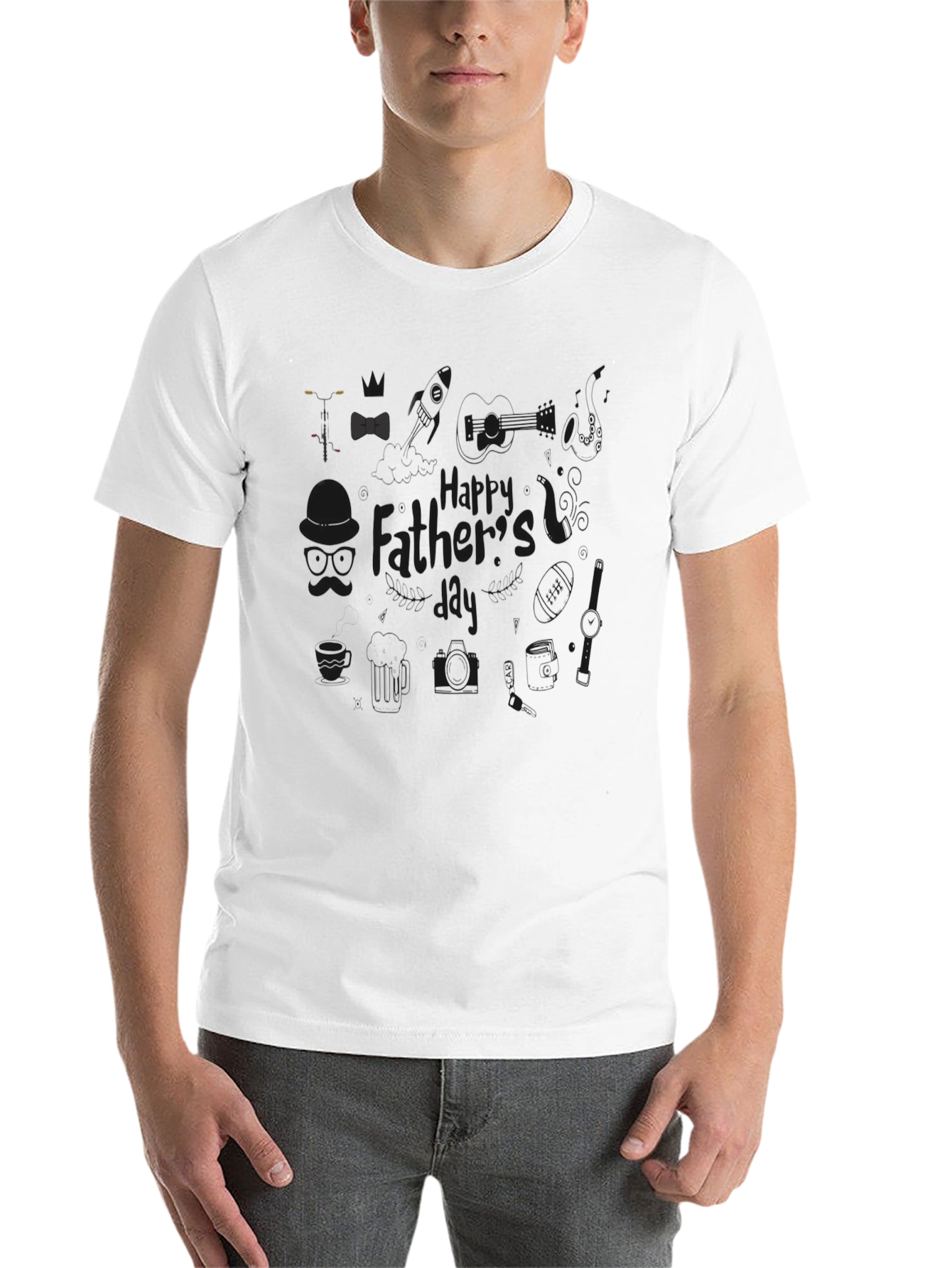 Happy Fathers Day Graphic Tee - Dad Gift