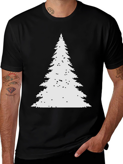 Christmas Tree Graphic Tee - Holiday Festive Style