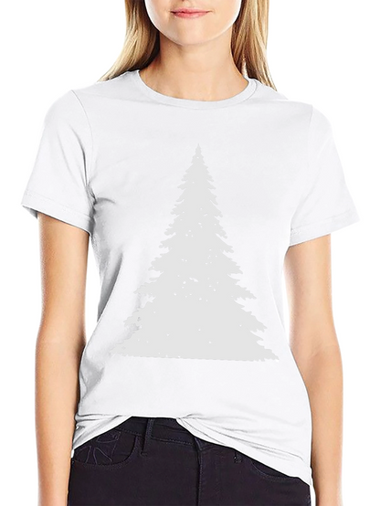 Christmas Tree Graphic Tee - Holiday Festive Style
