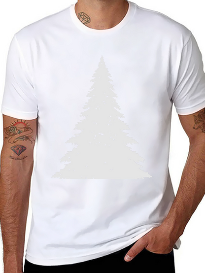 Christmas Tree Graphic Tee - Holiday Festive Style