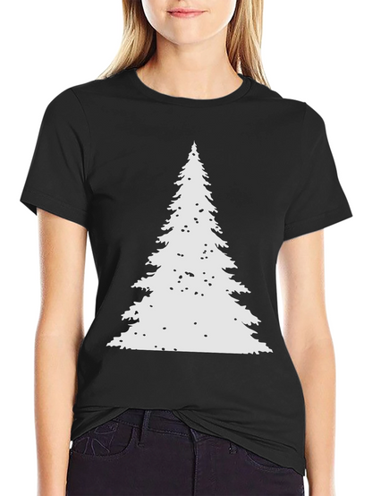 Christmas Tree Graphic Tee - Holiday Festive Style