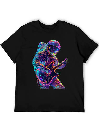 Astronaut Guitar Player Graphic Tee
