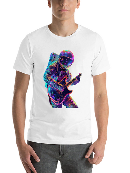 Astronaut Guitar Player Graphic Tee