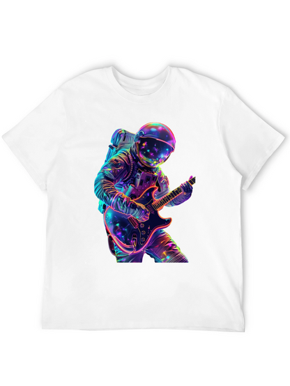 Astronaut Guitar Player Graphic Tee