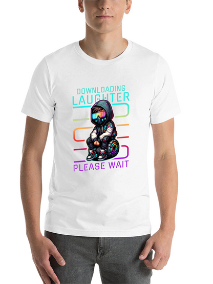Downloading Laughter Graphic T-Shirt