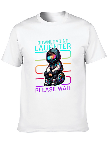 Downloading Laughter Graphic T-Shirt