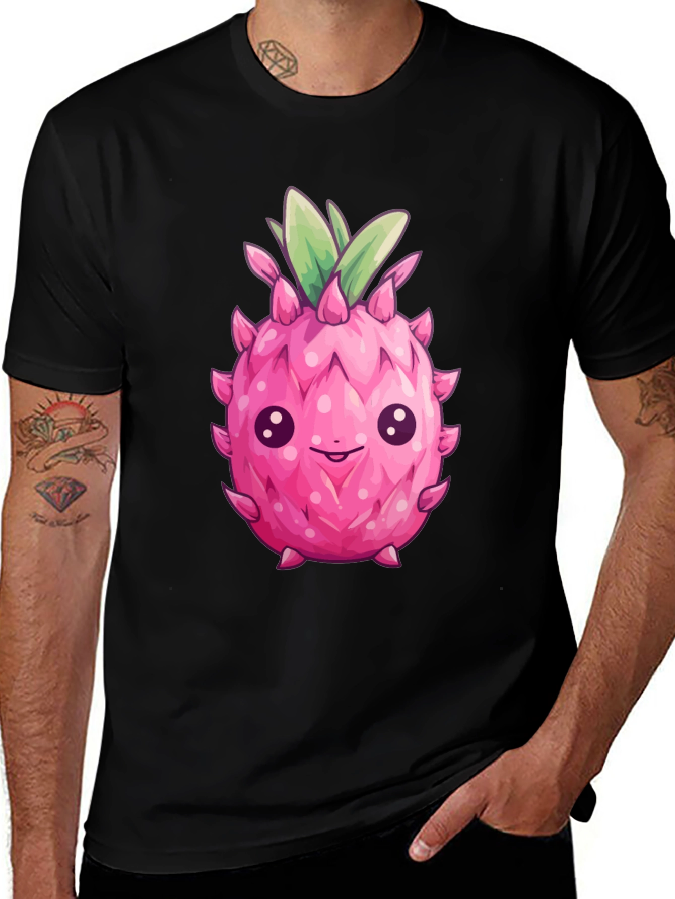 Cute Dragon Fruit Graphic Tee