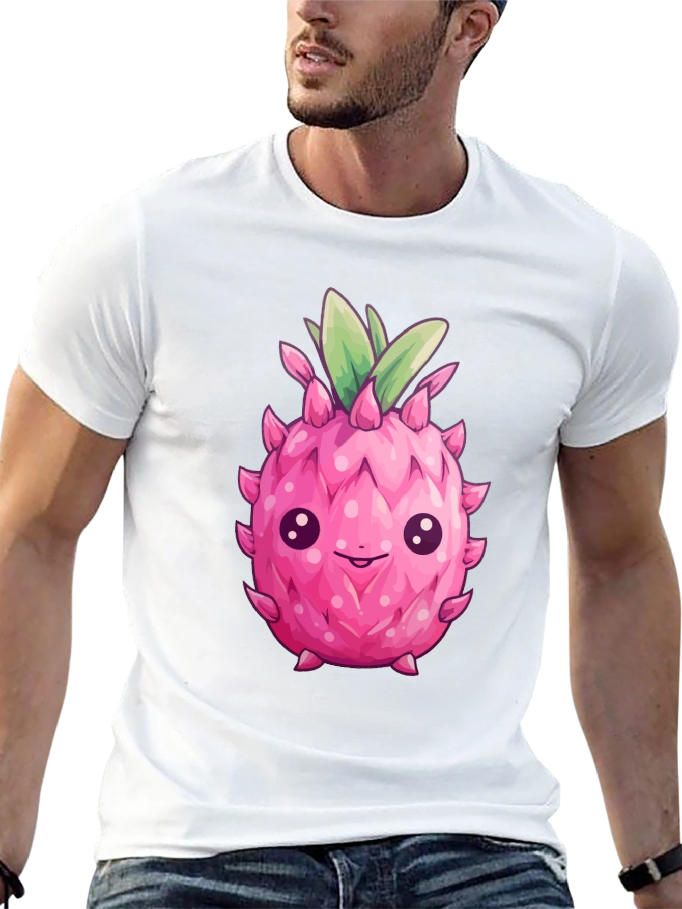 Cute Dragon Fruit Graphic Tee