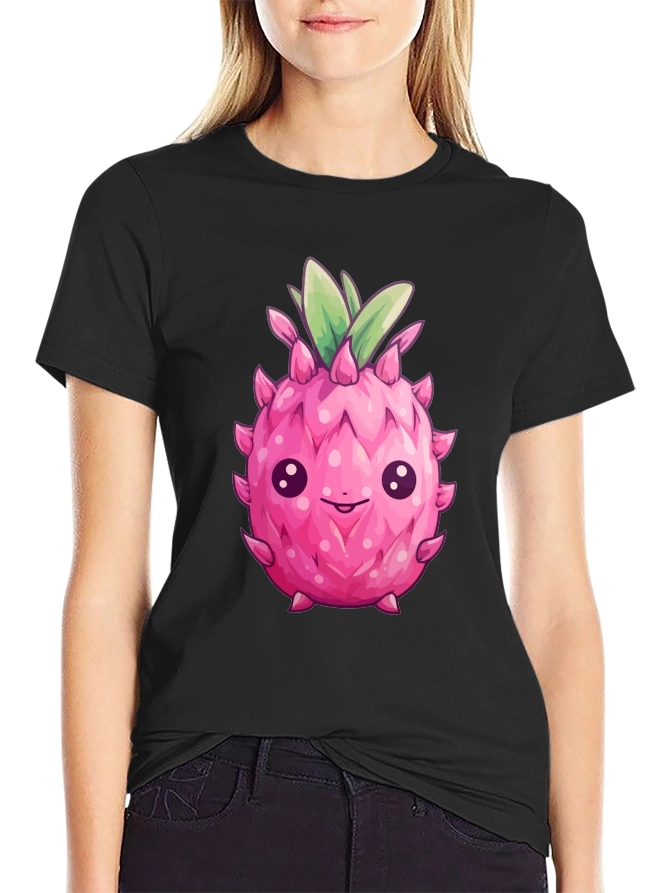 Cute Dragon Fruit Graphic Tee