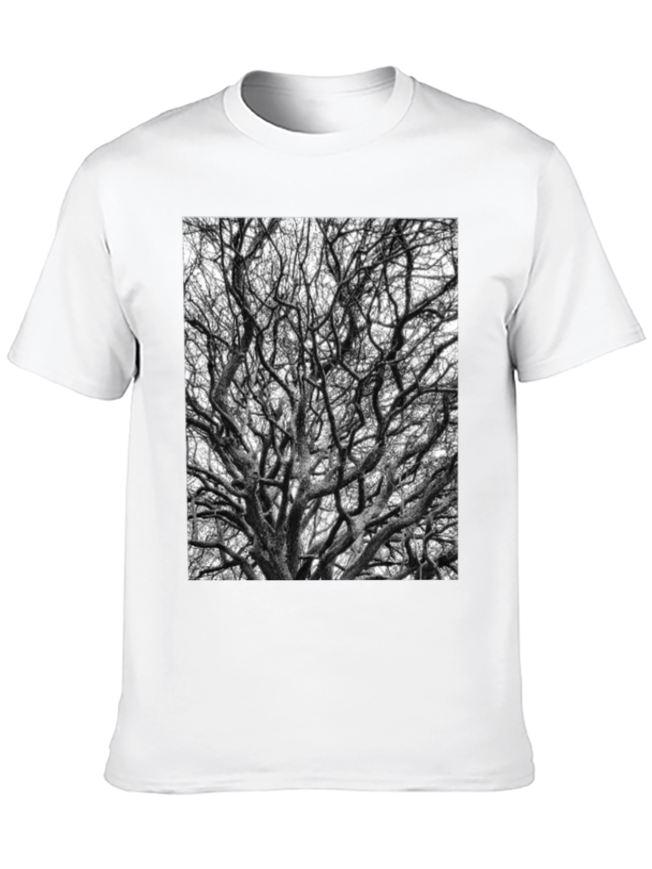 Black Tree Branches Graphic Tee