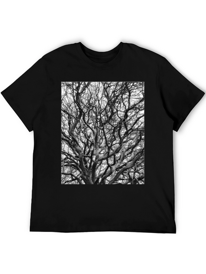 Black Tree Branches Graphic Tee