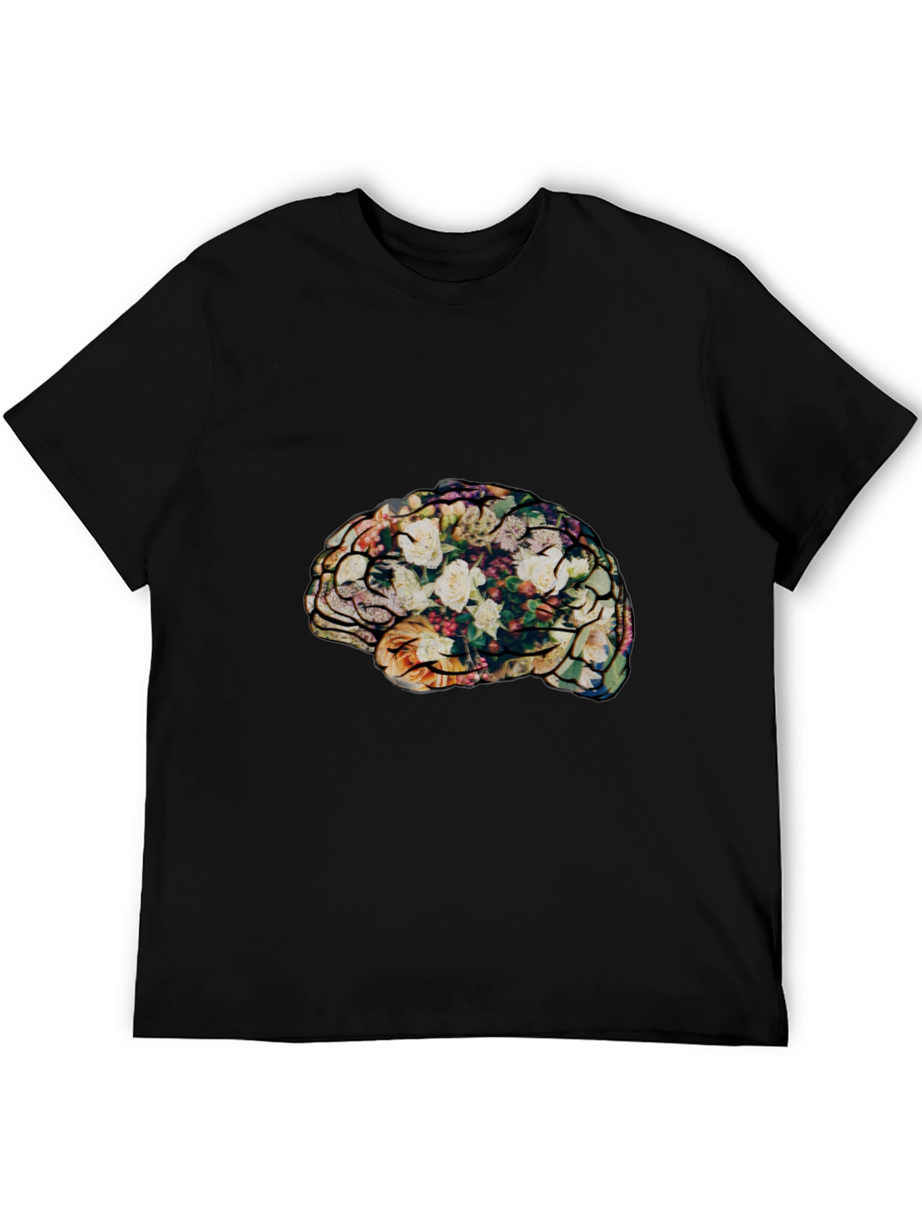 Floral Brain T-Shirt - Stylish & Unique Tee