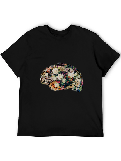 Floral Brain T-Shirt - Stylish & Unique Tee