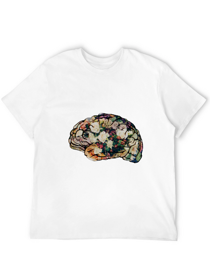 Floral Brain T-Shirt - Stylish & Unique Tee