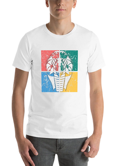 Retro Cobra Graphic Tee - Distressed Design