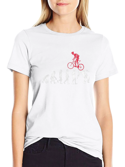 Evolution of Man to Biker T-Shirt
