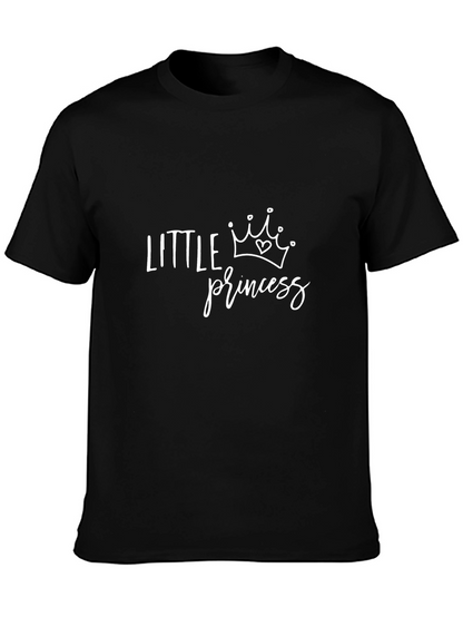 Little Princess Graphic Black T-Shirt