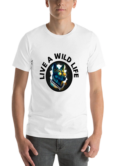 Wild Life Dog Graphic T-Shirt