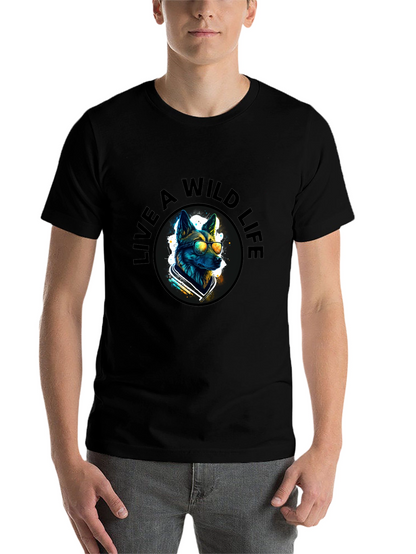 Wild Life Dog Graphic T-Shirt