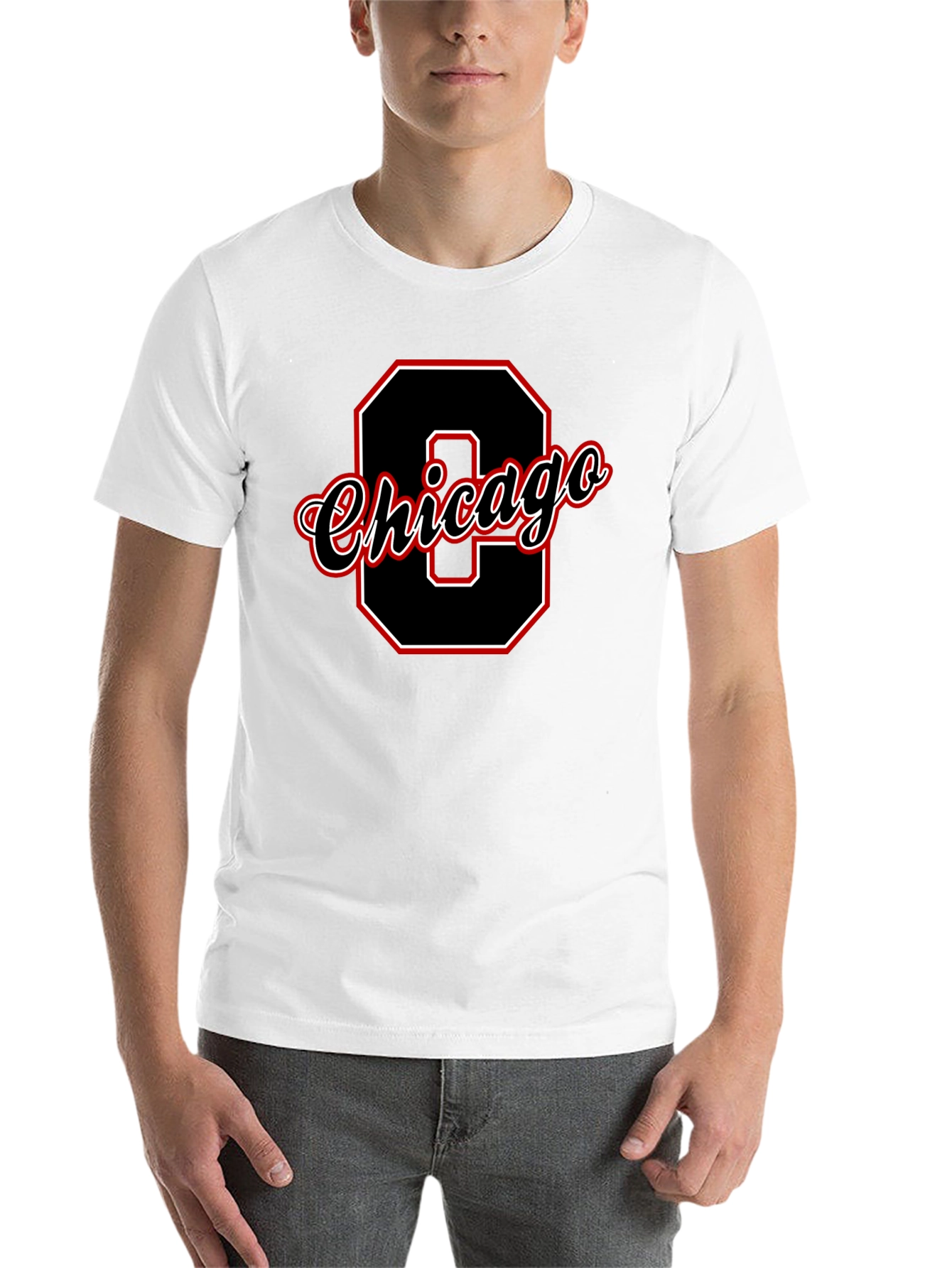 Chicago Black Graphic T-Shirt