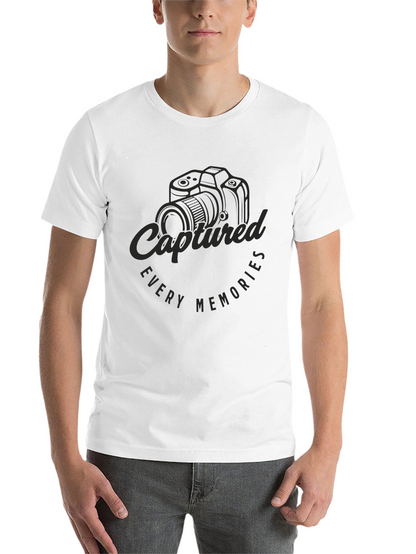 Captured Every Memories T-Shirt: Photography Design