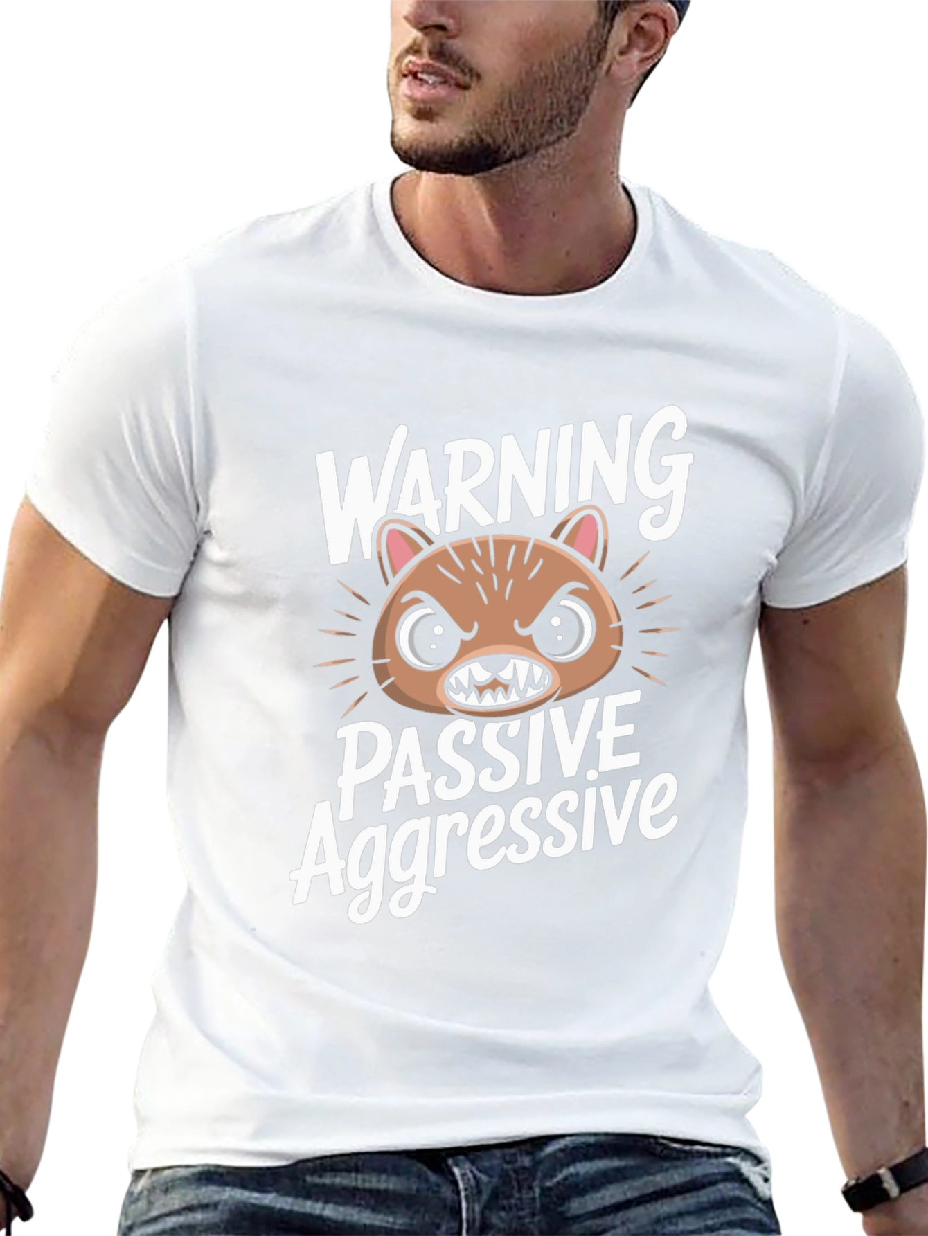 Passive Aggressive Graphic T-Shirt - Funny Animal Tee