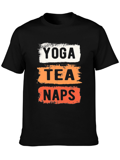 Yoga Tea Naps Graphic T-Shirt - Relaxation Mode