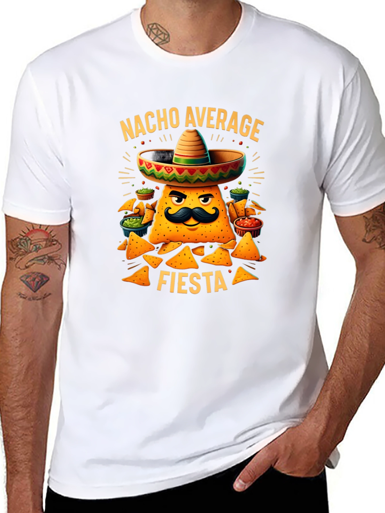 Nacho Average Fiesta Graphic T-Shirt