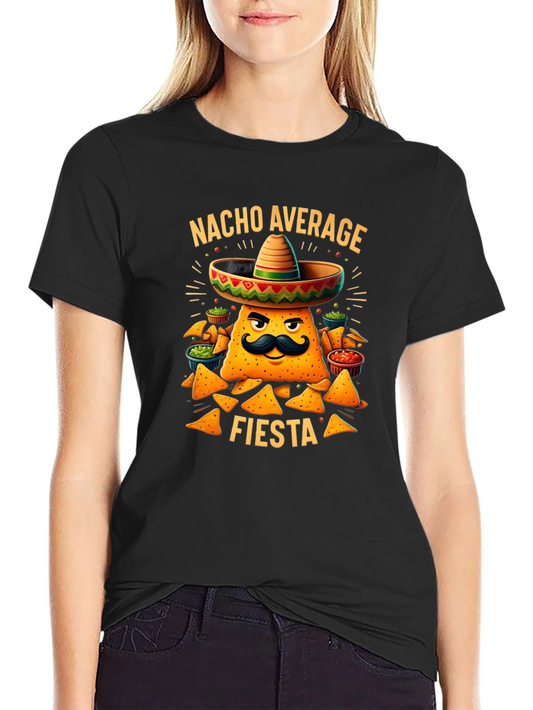 Nacho Average Fiesta Graphic T-Shirt