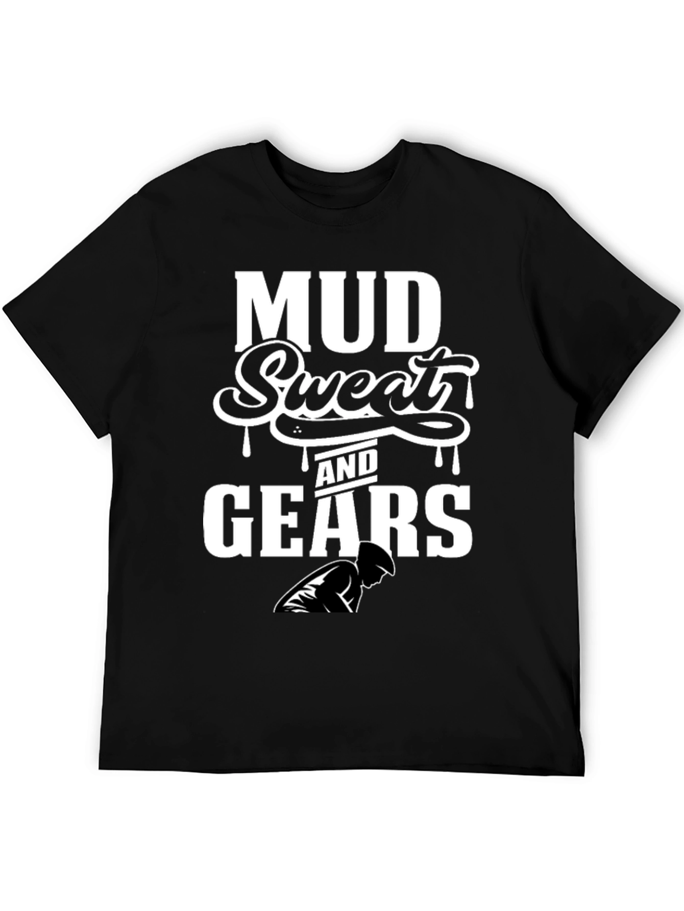 Mud Sweat & Gears Black Graphic Tee