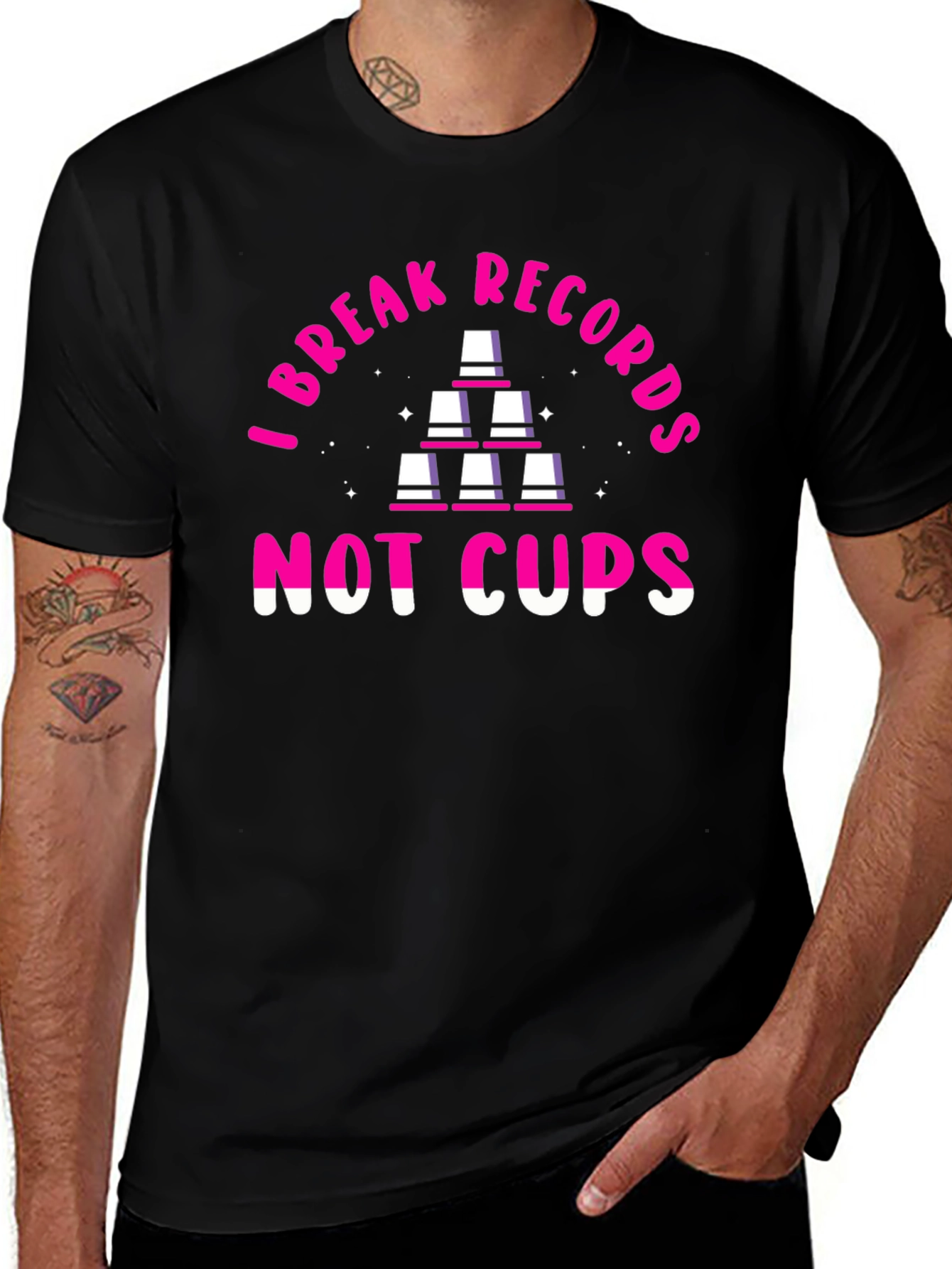 I Break Records Not Cups T-Shirt