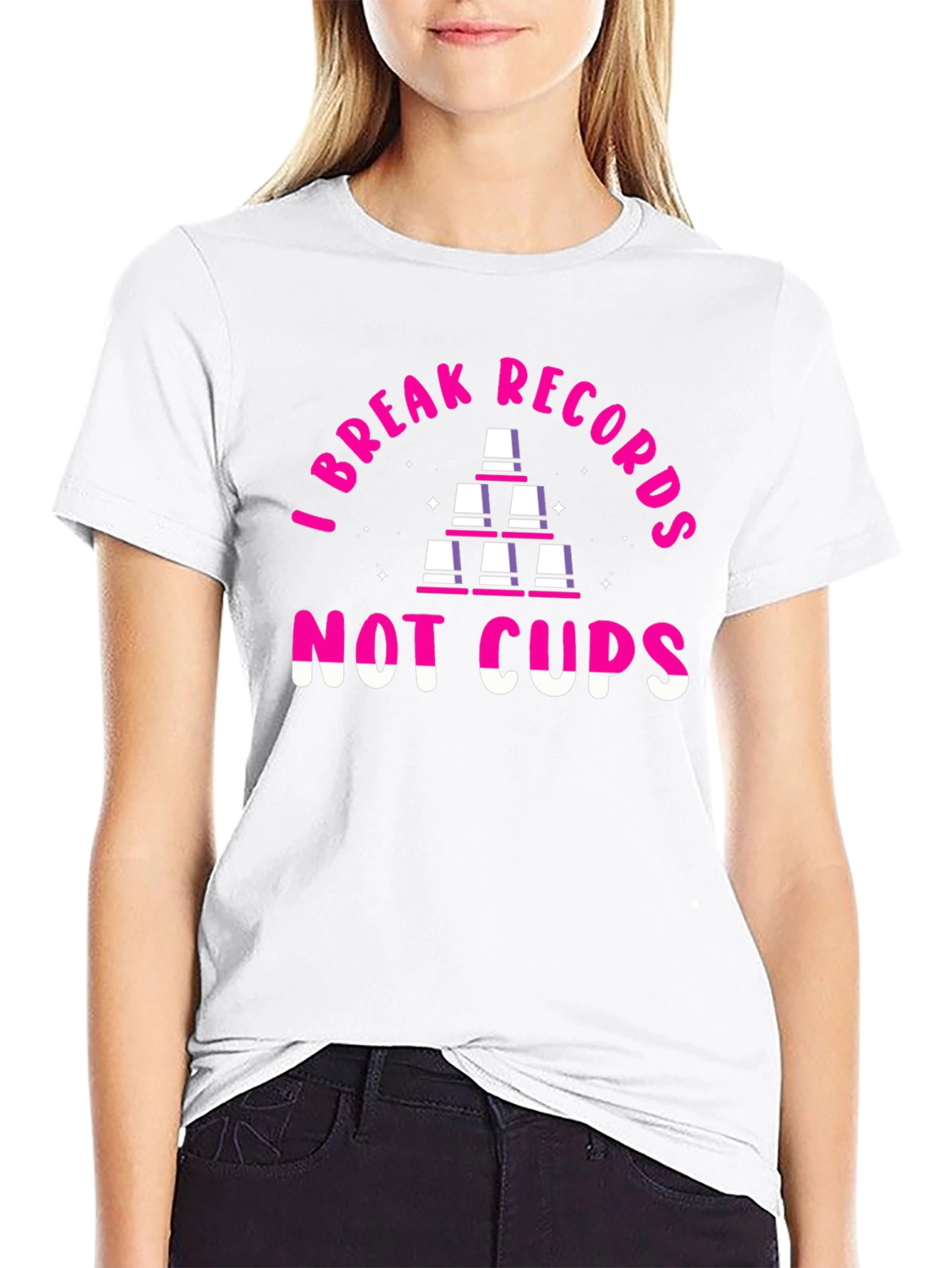 I Break Records Not Cups T-Shirt