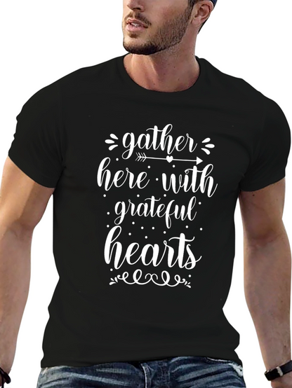 Gather Here With Grateful Hearts T-Shirt