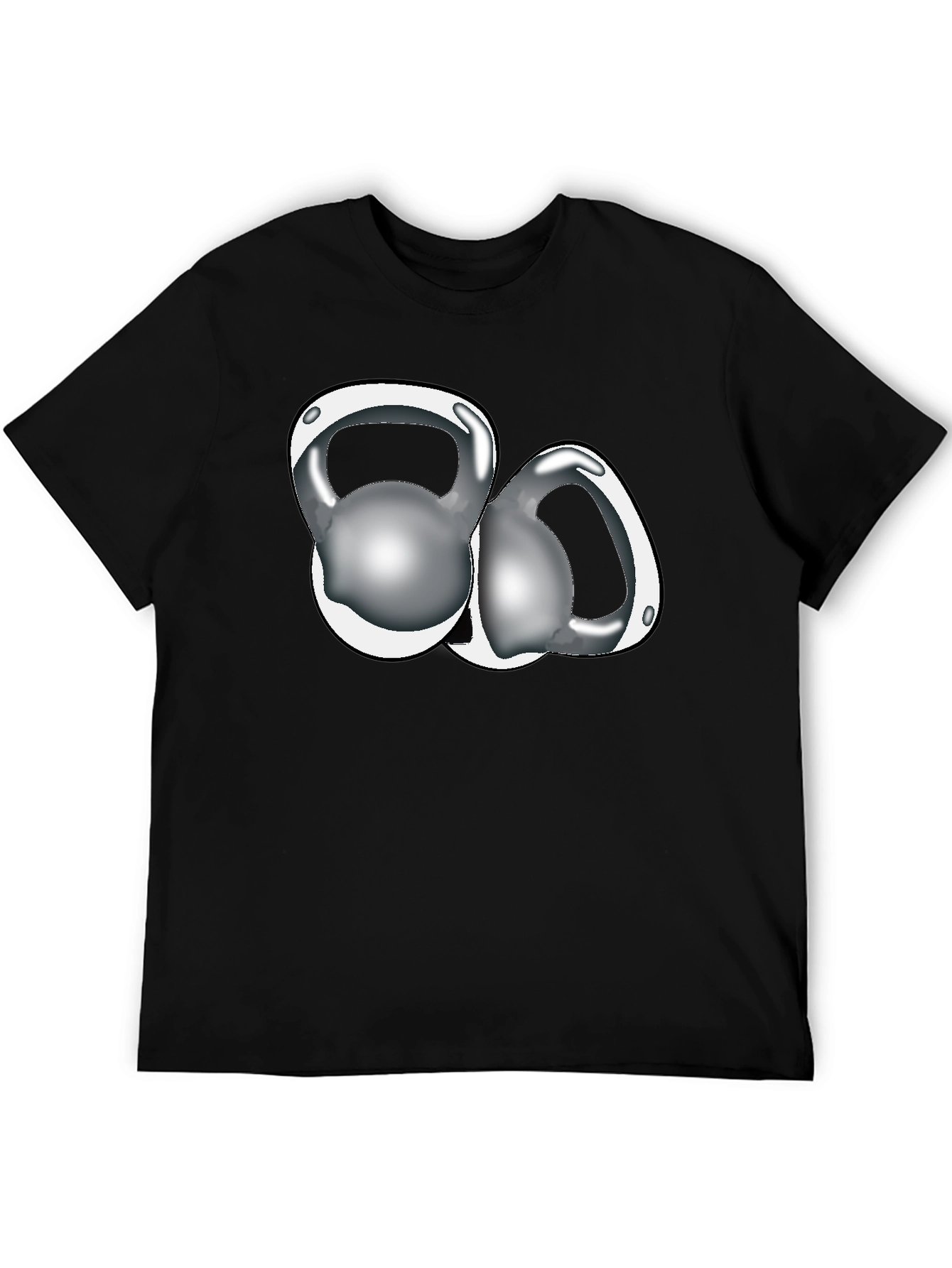 Kettlebell Graphic Black T-Shirt