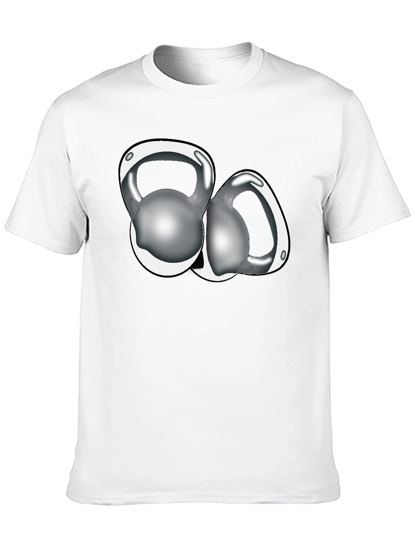 Kettlebell Graphic Black T-Shirt