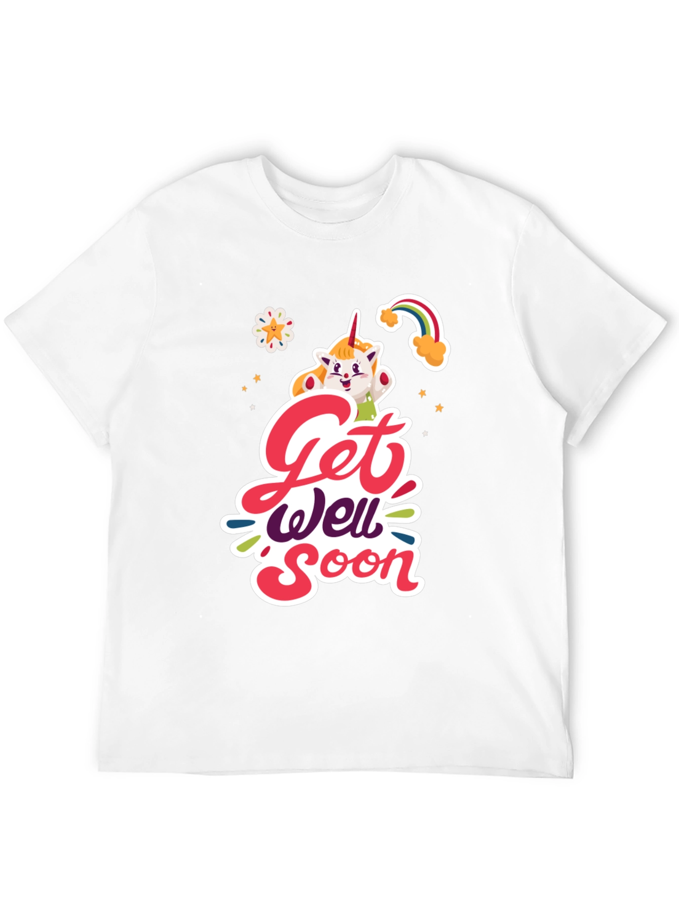 Get Well Soon Unicorn Graphic Tee