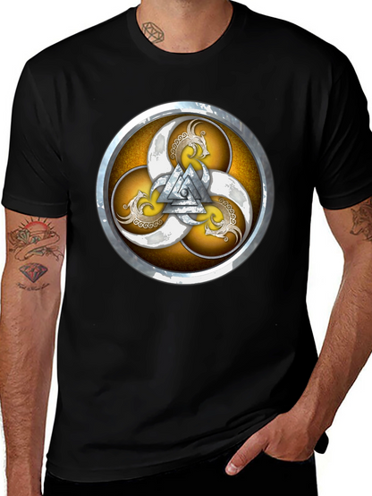 Viking Rune Symbol Graphic T-Shirt