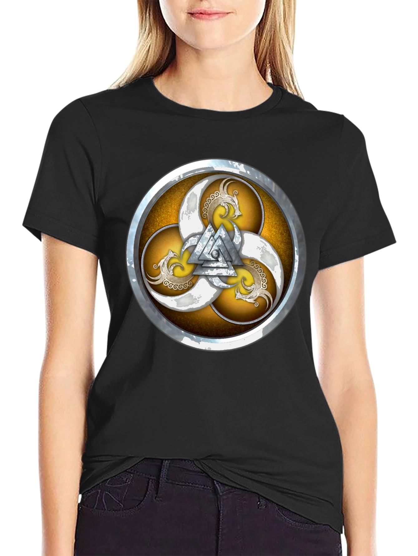 Viking Rune Symbol Graphic T-Shirt