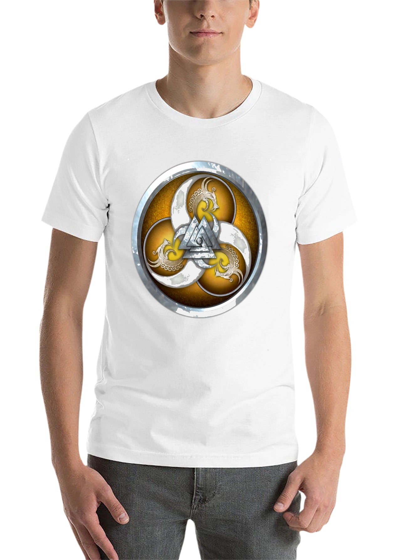 Viking Rune Symbol Graphic T-Shirt
