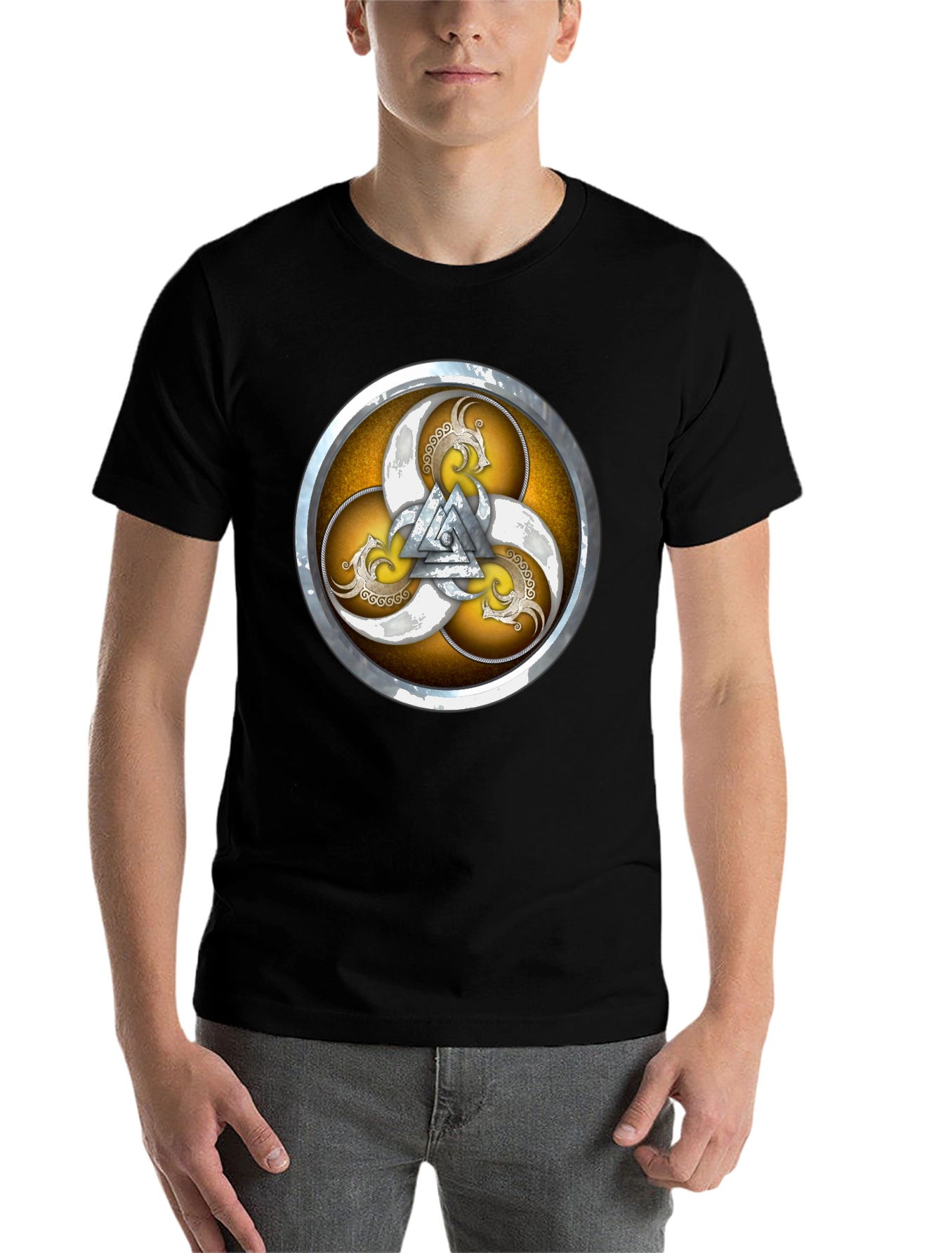 Viking Rune Symbol Graphic T-Shirt