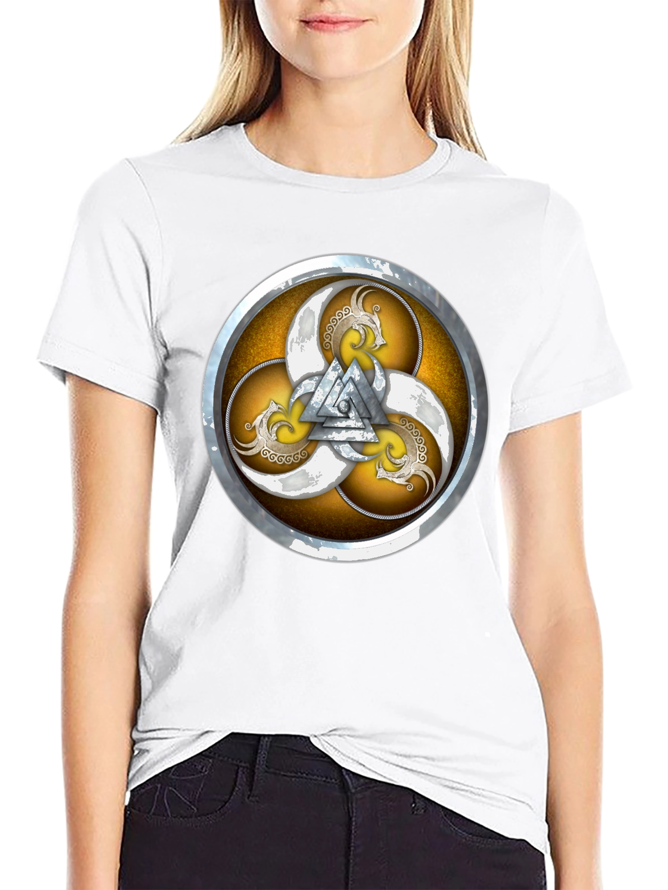 Viking Rune Symbol Graphic T-Shirt