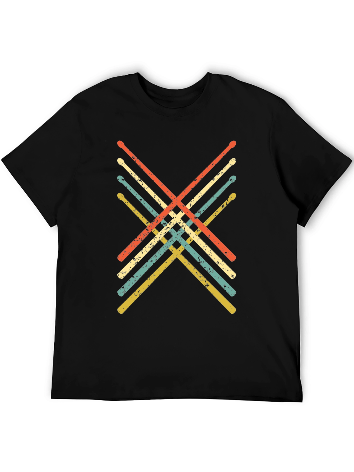 Retro Drumsticks Graphic Tee