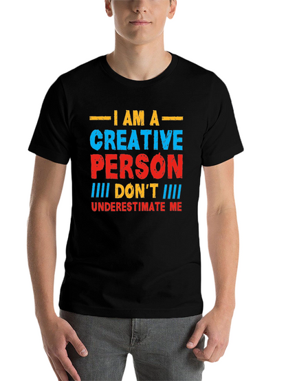 Creative Person Graphic T-Shirt - Bold Statement Tee