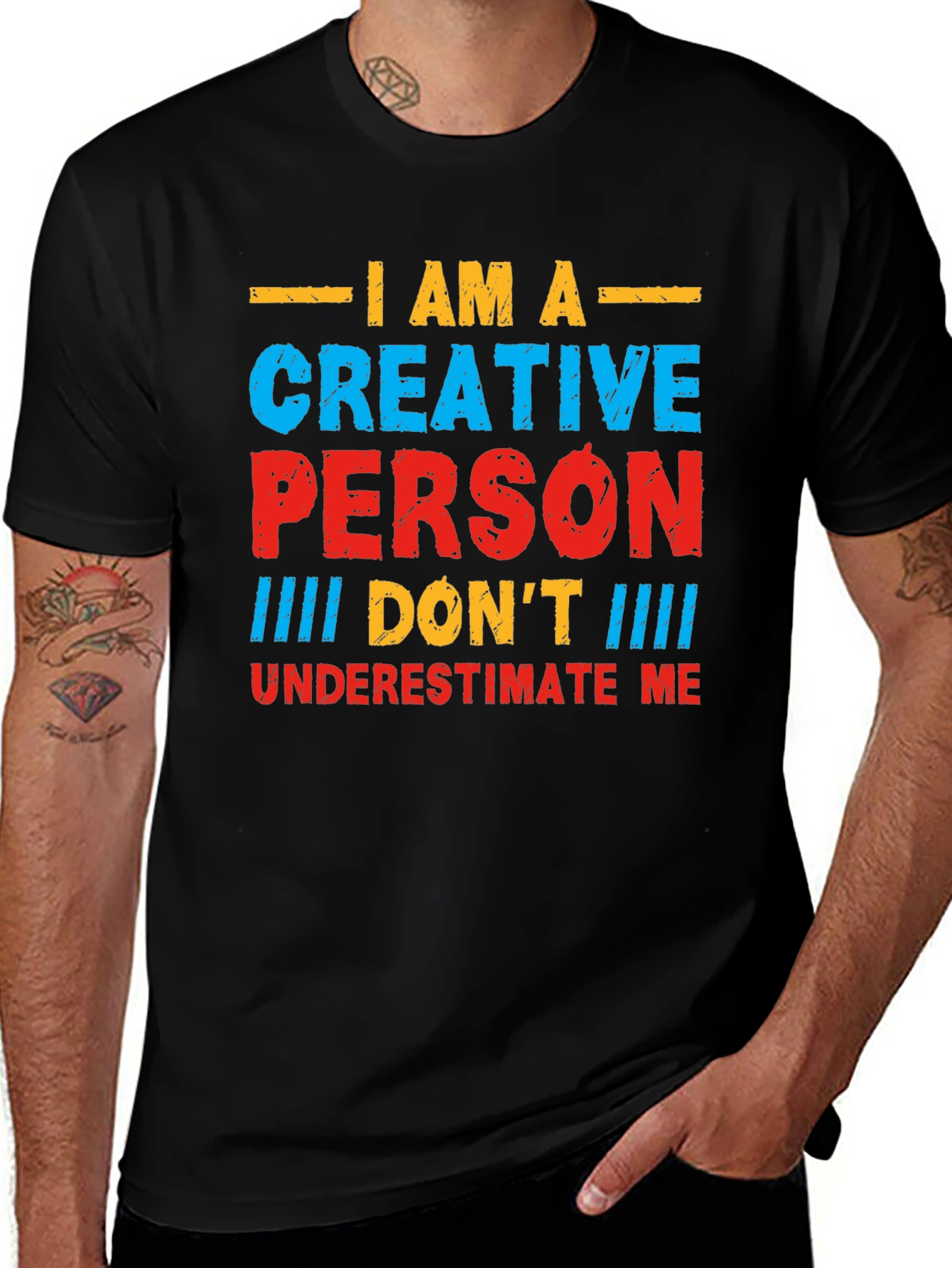 Creative Person Graphic T-Shirt - Bold Statement Tee