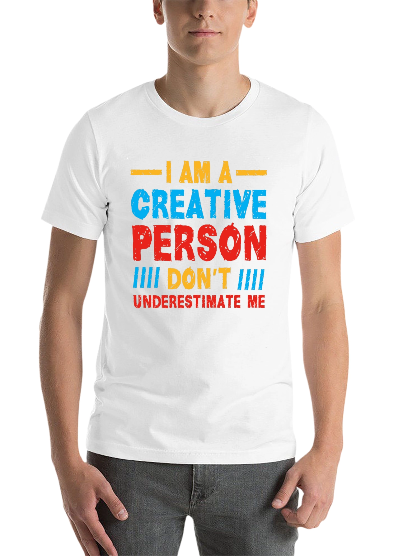 Creative Person Graphic T-Shirt - Bold Statement Tee