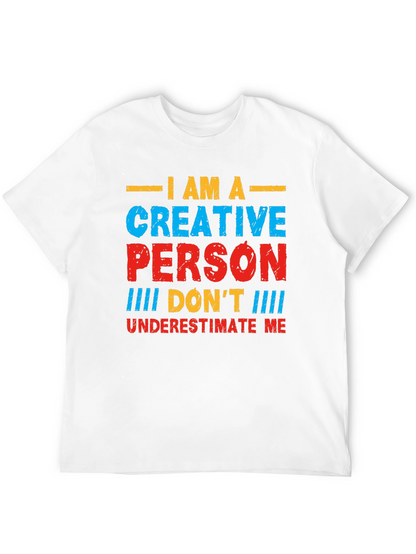 Creative Person Graphic T-Shirt - Bold Statement Tee