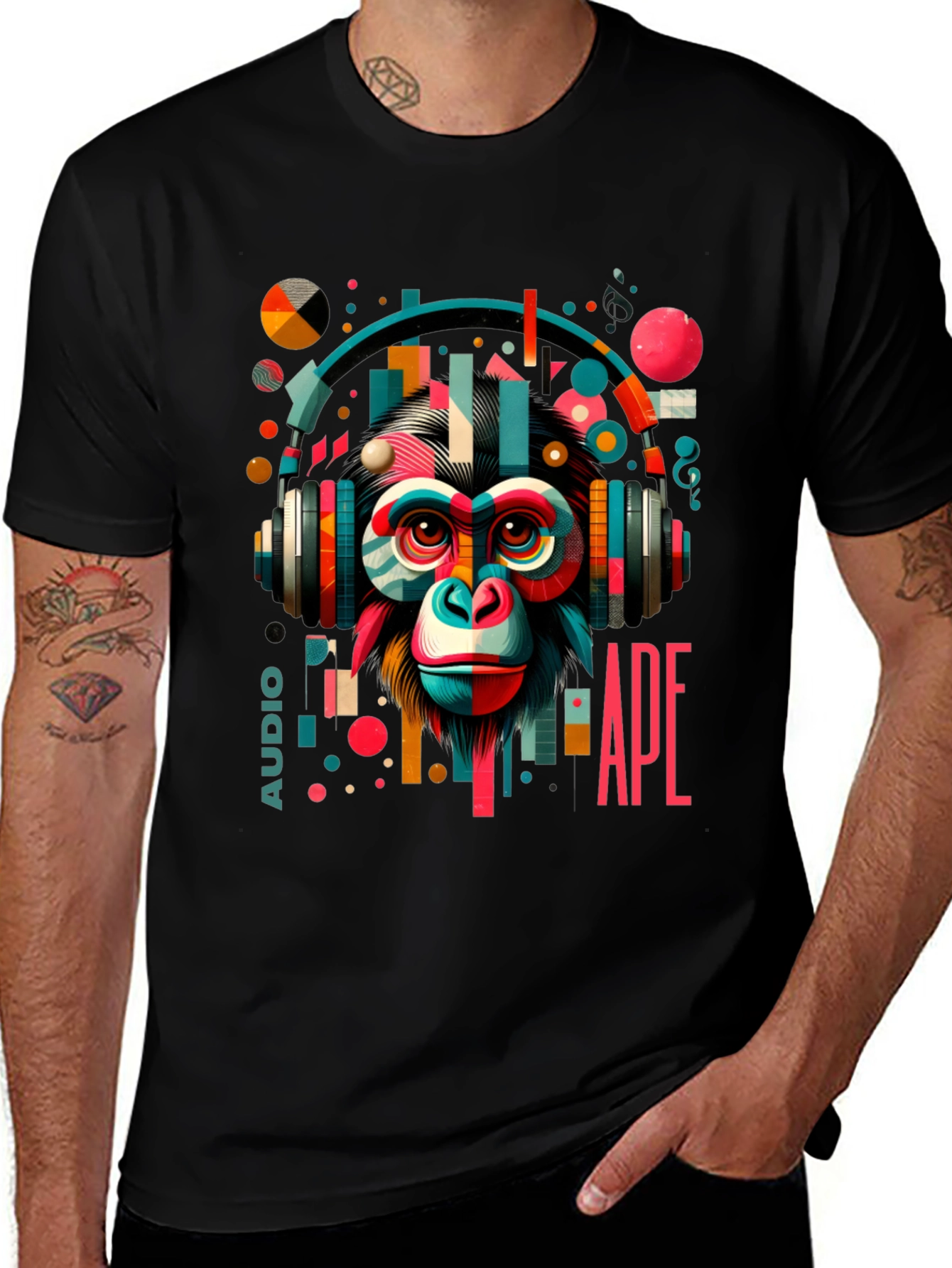 Audio Ape Graphic Tee - Funky Music Lover