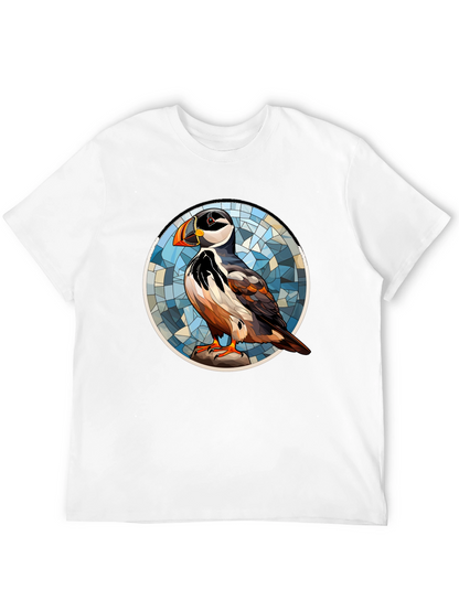 Puffin Art T-Shirt - Unique Bird Design