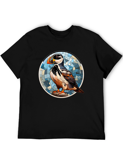 Puffin Art T-Shirt - Unique Bird Design