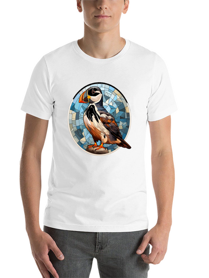 Puffin Art T-Shirt - Unique Bird Design